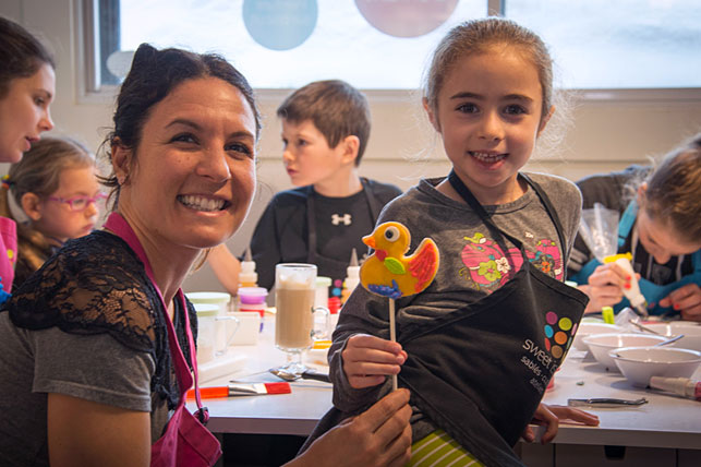 activité de fête d'enfants chez Sweet Isabelle